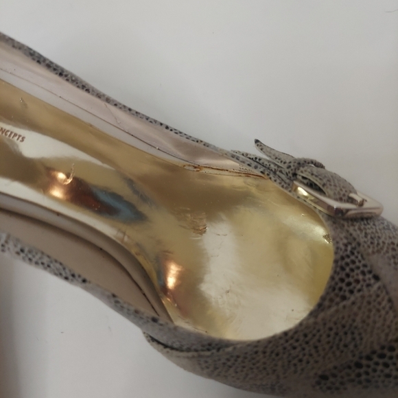 INC International Concepts Women’s Snakeskin Pointed Toe Pumps Size 8.5 Heels - Picture 7 of 13
